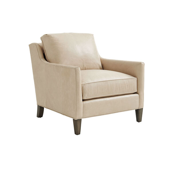 Ariana Beige Turin Leather Chair, image 4