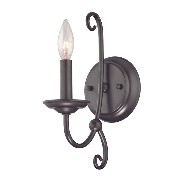 Williamsport Oil Rubbed Bronze One-Light Wall Sconce, image 1