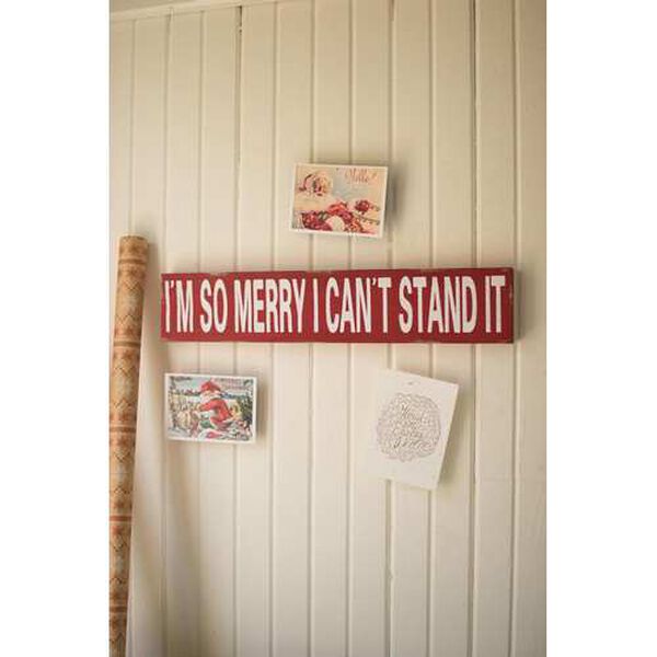 Multi Colored Im So Merry Christmas Sign, image 1