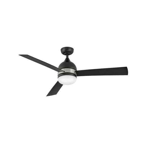 Verge Matte Black LED 52-Inch Ceiling Fan, image 1
