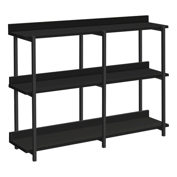 Black Rectangle Hall Console Table, image 1