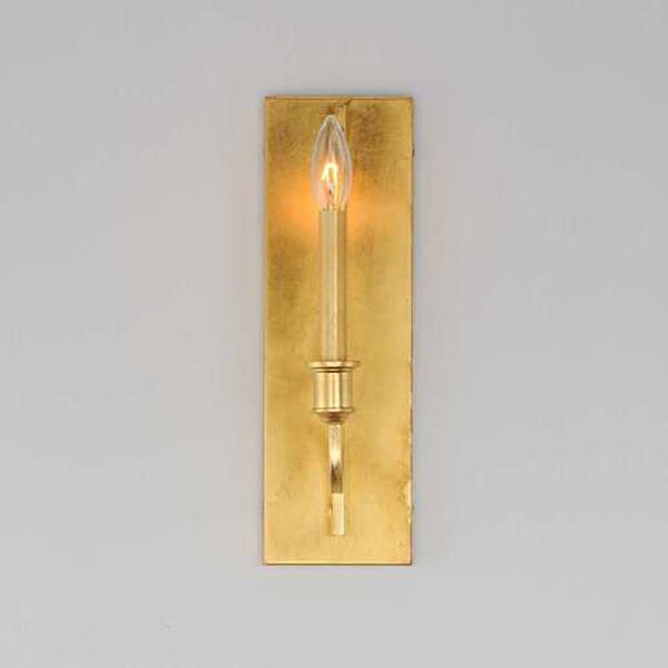 Normandy Gold Leaf One-Light Wall Sconce, image 3