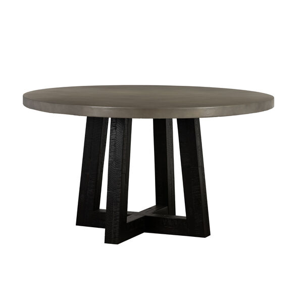 Chester Medium Gray Concrete Dining Table, image 2