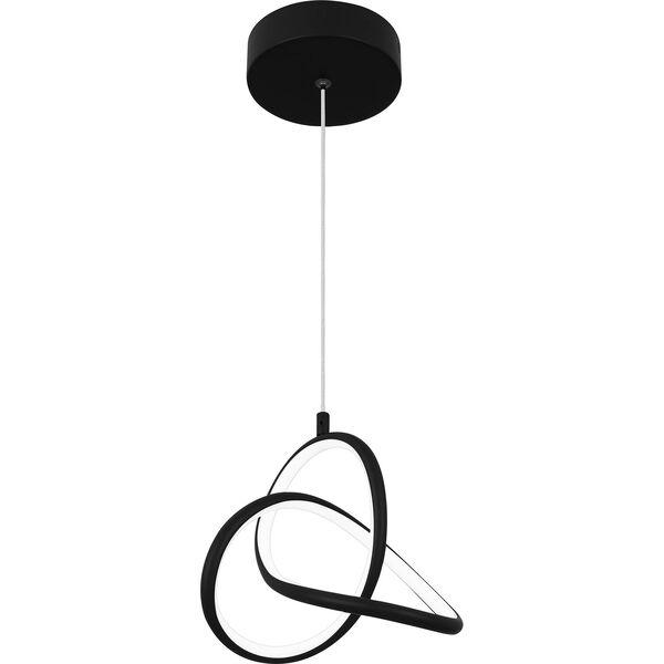 Illoria Matte Black One-Light LED Mini Pendant, image 6