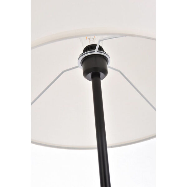 Ines Black and White One-Light Floor Lamp, image 5