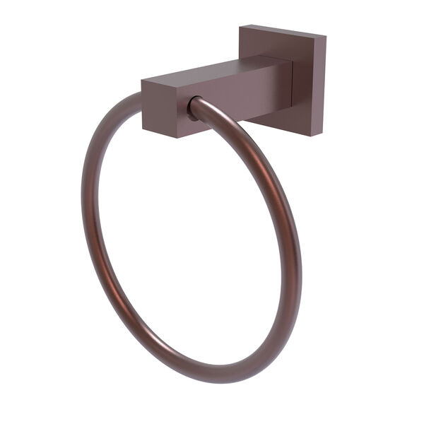 Montero Antique Copper Four-Inch Towel Ring, image 1