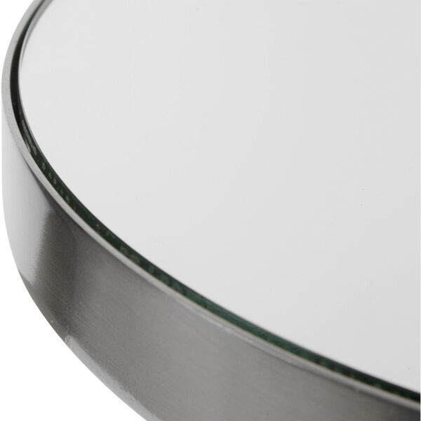 Fortier White and Brushed Nickel Accent Table, image 5