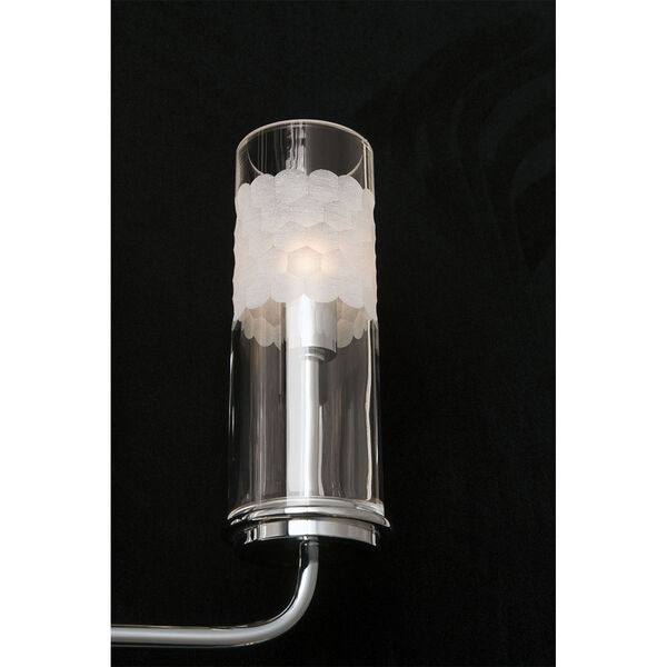 Wentworth Polished Nickel Three-Light Wall Sconce, image 4