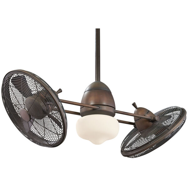 Vintage Gyro Restoration Bronze 42-Inch LED Ceiling Fan, image 1
