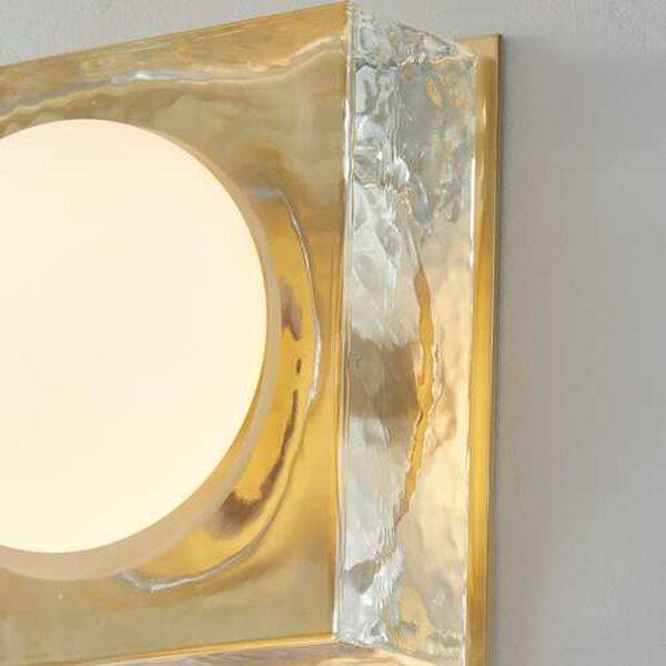 Mackay Aged Brass One-Light Square Wall Sconce, image 3