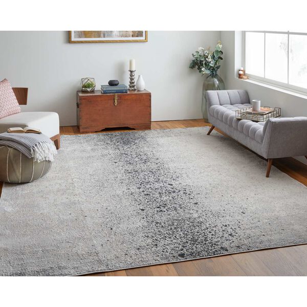 Astra Ivory Gray Black Rectangular 3 Ft. 11 In. x 6 Ft. Area Rug, image 2