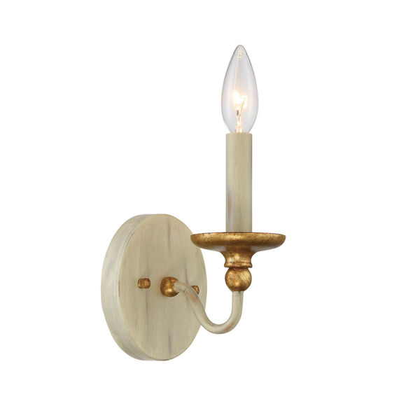 Westchester County Farm House White One-Light Wall Sconce, image 1