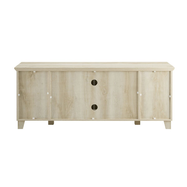 Columbus White Oak TV Stand with Middle Door, image 5