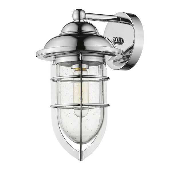 Dylan Chrome One-Light Outdoor Wall Mount, image 1