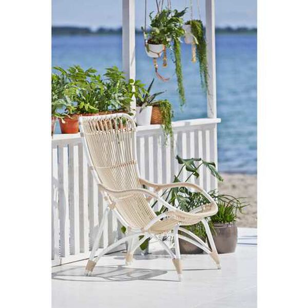 Monet Dove White Outdoor Highback Lounge Chair, image 12