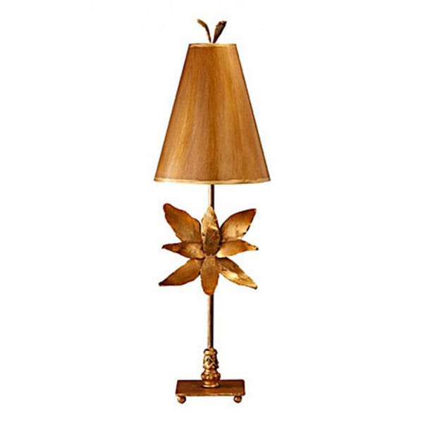 Azalea Gold Leaf One-Light Table Lamp, image 1