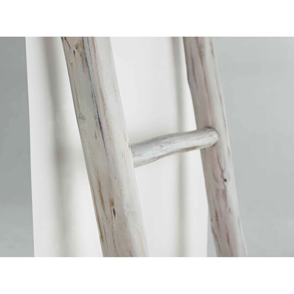 Millie Linen White Blanket Ladder, image 2