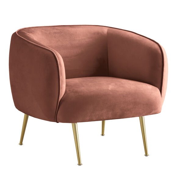 Remus Pink Upholstered Arm Chair, image 1