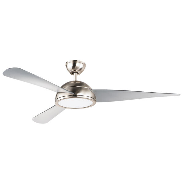Cupola Satin Nickel 52-Inch LED Indoor Ceiling Fan, image 1