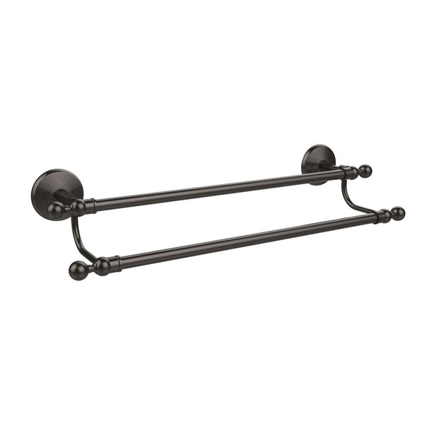 Monte Carlo Collection 24 Inch Double Towel Bar, Oil Rubbed Bronze, image 1