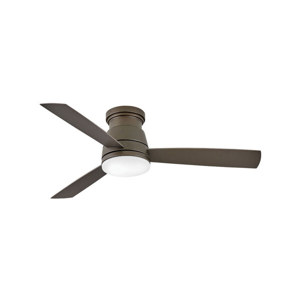 Trey Metallic Matte Bronze LED 52-Inch Ceiling Fan, image 1