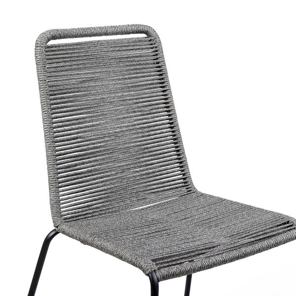 Shasta Gray Rope Outdoor Dining Chair, Set of Two, image 5