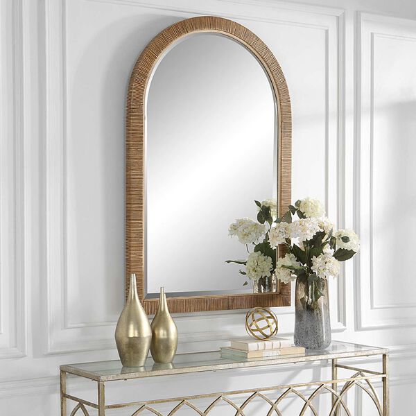 Cape Natural 32 x 52-Inch Arch Wall Mirror, image 1