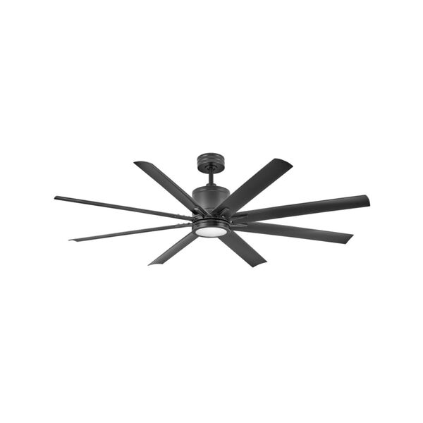 Vantage Matte Black LED 66-Inch Ceiling Fan, image 1