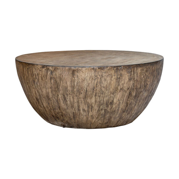 Lark Round Wood Coffee Table, image 1