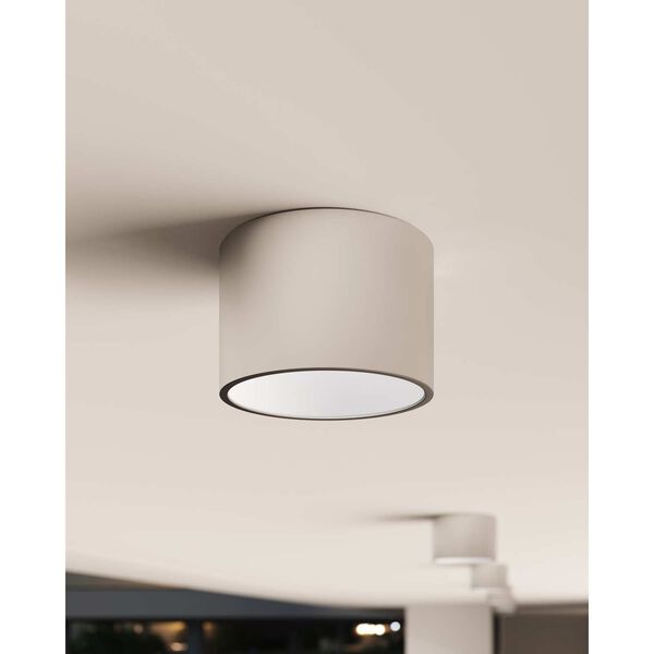 Ilios Dove Gray 6-Inch LED Flush Mount, image 4