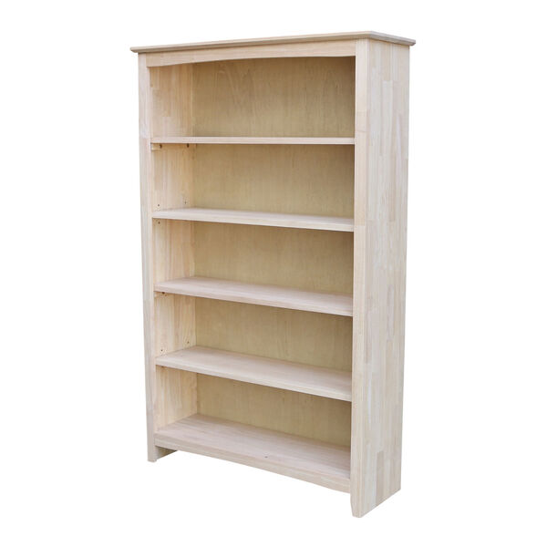 Shaker Natural 38 x 60-Inch Bookcase, image 1
