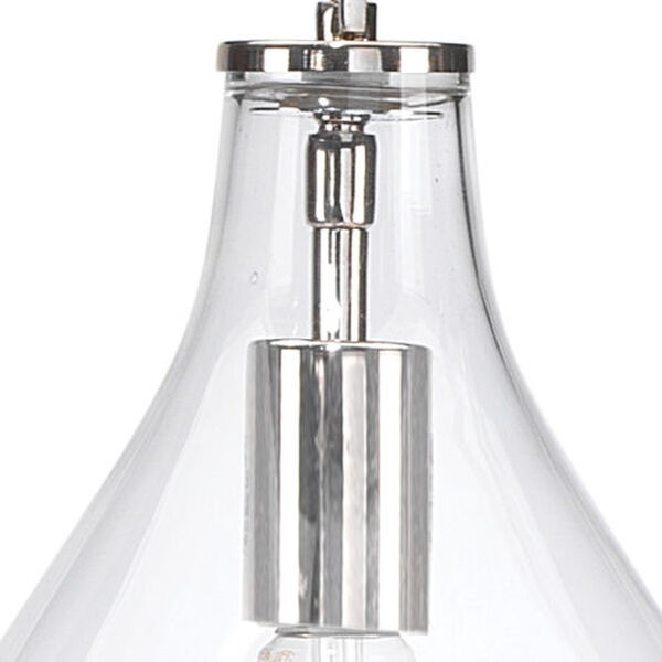 Tear Nickel One-Light Floor Lamp, image 2