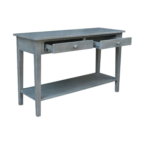 Spencer Antique Washed Heather Gray Console Server Table, image 6