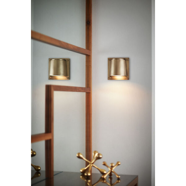 Scout Heritage Brass LED Wall Sconce, image 4