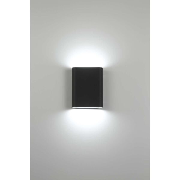 Lux Black Frosted Two-Light LED Wall Sconce, image 6