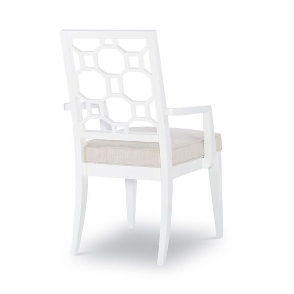 Chelsea by Rachael Ray White Arm Chair, image 2