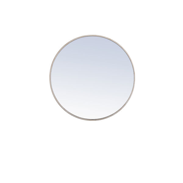 Eternity Round Mirror with Metal Frame, image 1