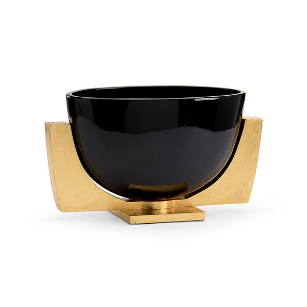 Black and Gold Lander Bowl, image 1
