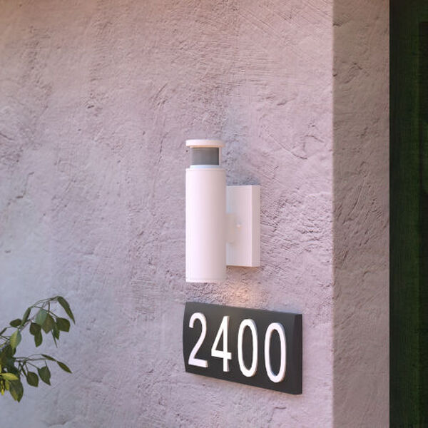 Chiasso Textured White LED Outdoor Wall Mount, image 3