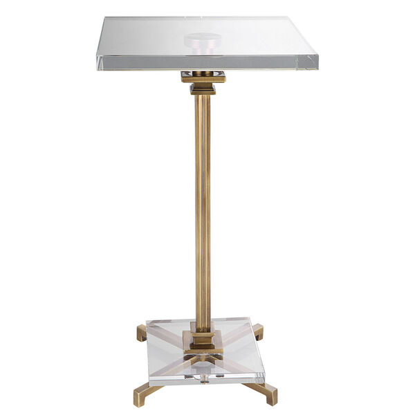Richelieu Brushed Brass Drink Table, image 2