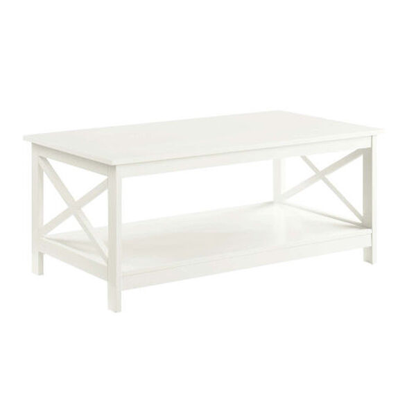 Oxford Ivory Coffee Table with Shelf, image 1