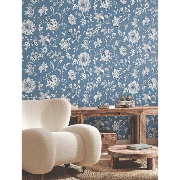 Sutton Blue Wallpaper, image 1