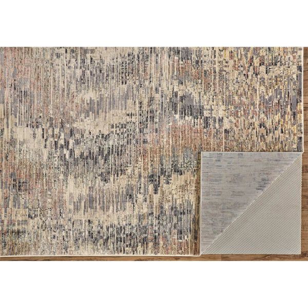 Grayson Bohemian Eclectic Abstract Gray Tan Red Area Rug, image 4