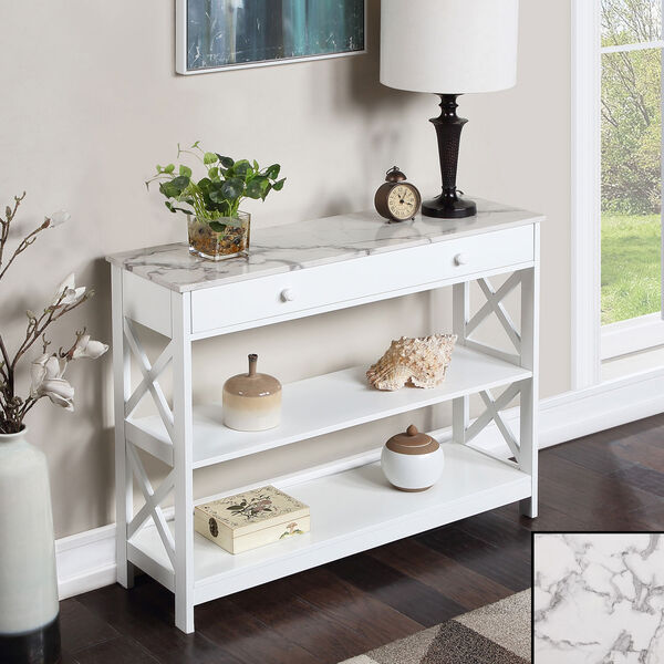 Oxford White Console Table, image 2