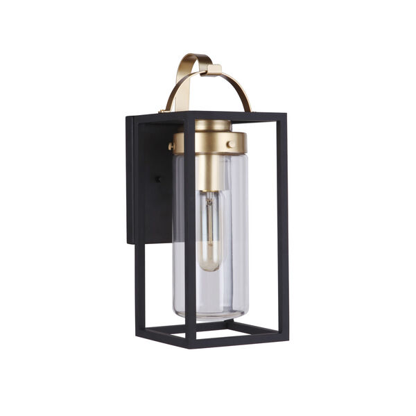 Neo Midnight Satin Brass 14-Inch One-Light Outdoor Wall Mount, image 1