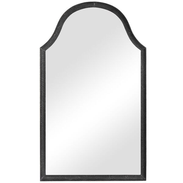 Aster Black and Silver Arch Wall Mirror, image 2