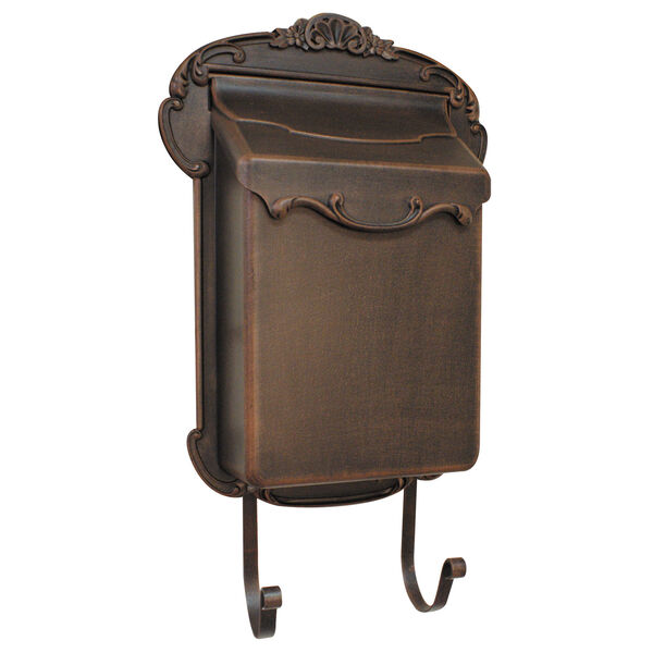 Victoria Vertical Copper Mailbox - (Open Box), image 1