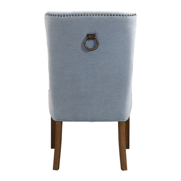 Rioni Light Slate Blue Wing Chair, image 4