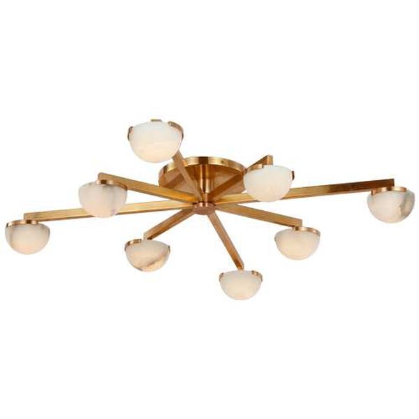 Pedra Eight-Light LED Large Staggered Arm Flush Mount by Kelly Wearstler, image 1