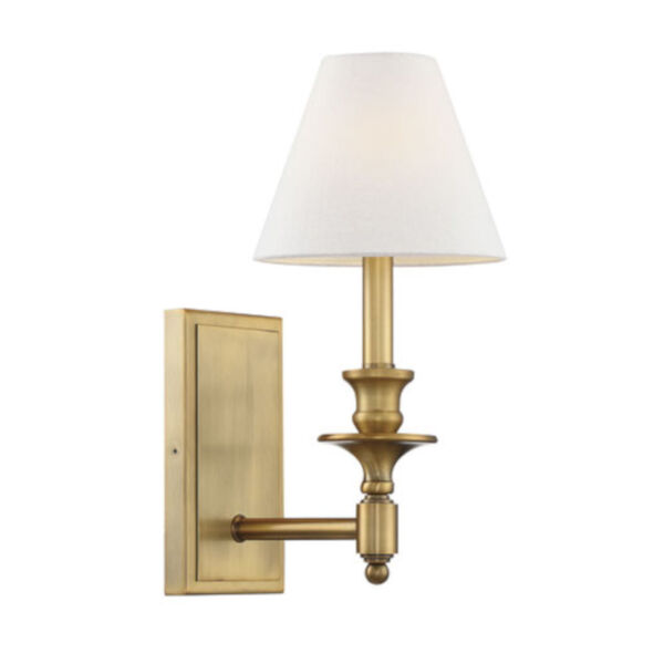 Preston Polished Brass Seven-Inch One-Light Wall Sconce, image 3